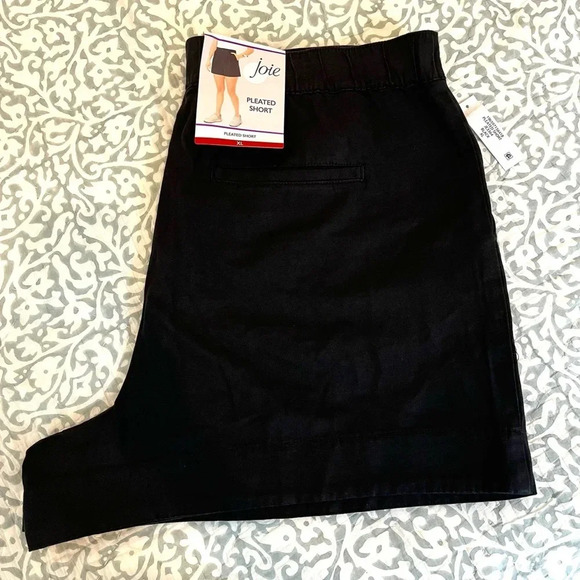 NWT Joie linen blend shorts black size extra large XL - Picture 6 of 8